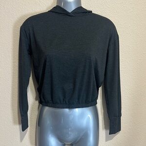 GAPfit Kids Brushed Jersey Cropped Hoodie Workout Shirt, Size L, EUC